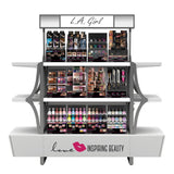 Beauty Island Floor display - L.A. Girl | Wholesale Makeup