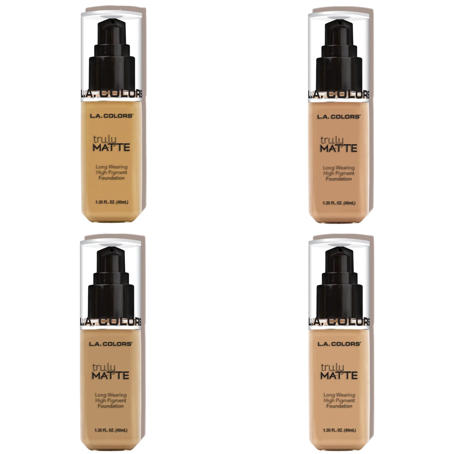 Truly Matte Foundation Assorted - L.A. Colors | Wholesale Makeup