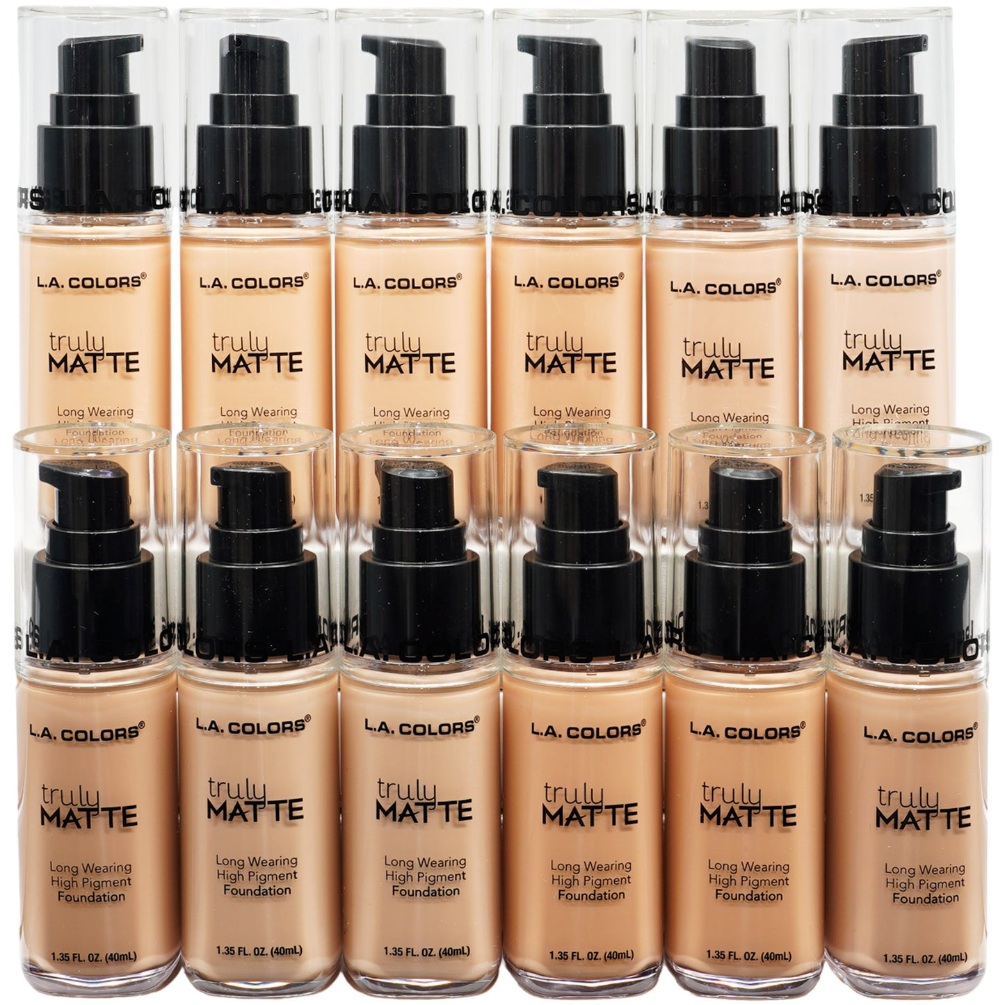 Truly Matte Foundation Assorted - L.A. Colors | Wholesale Makeup