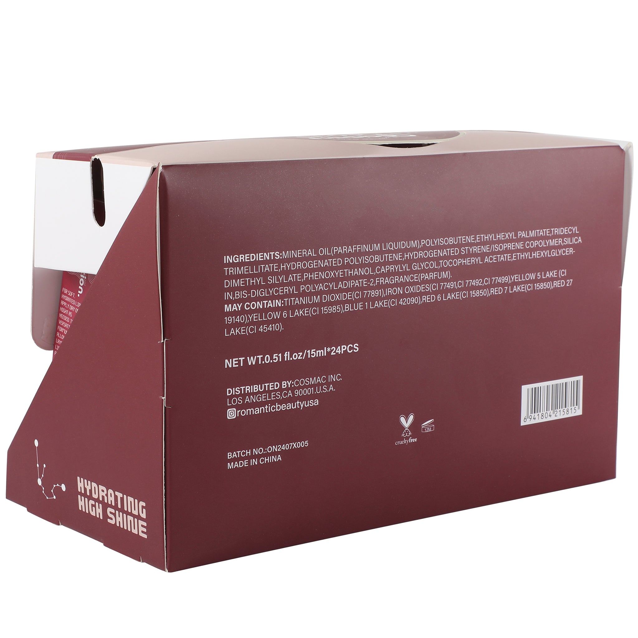 Glassy Glow Lip Butter Balm - Romantic Beauty | Wholesale Makeup