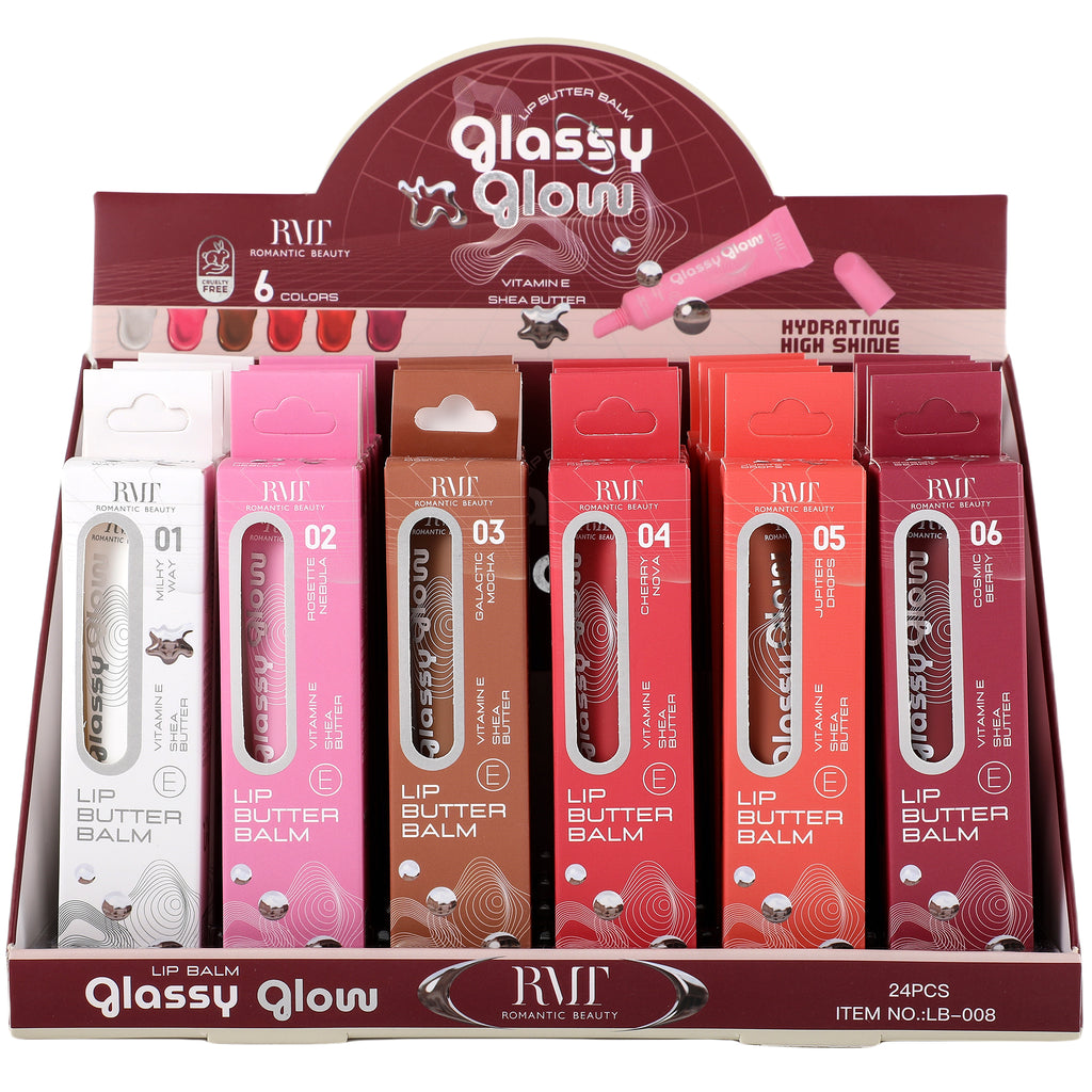 Glassy Glow Lip Butter Balm - Romantic Beauty | Wholesale Makeup