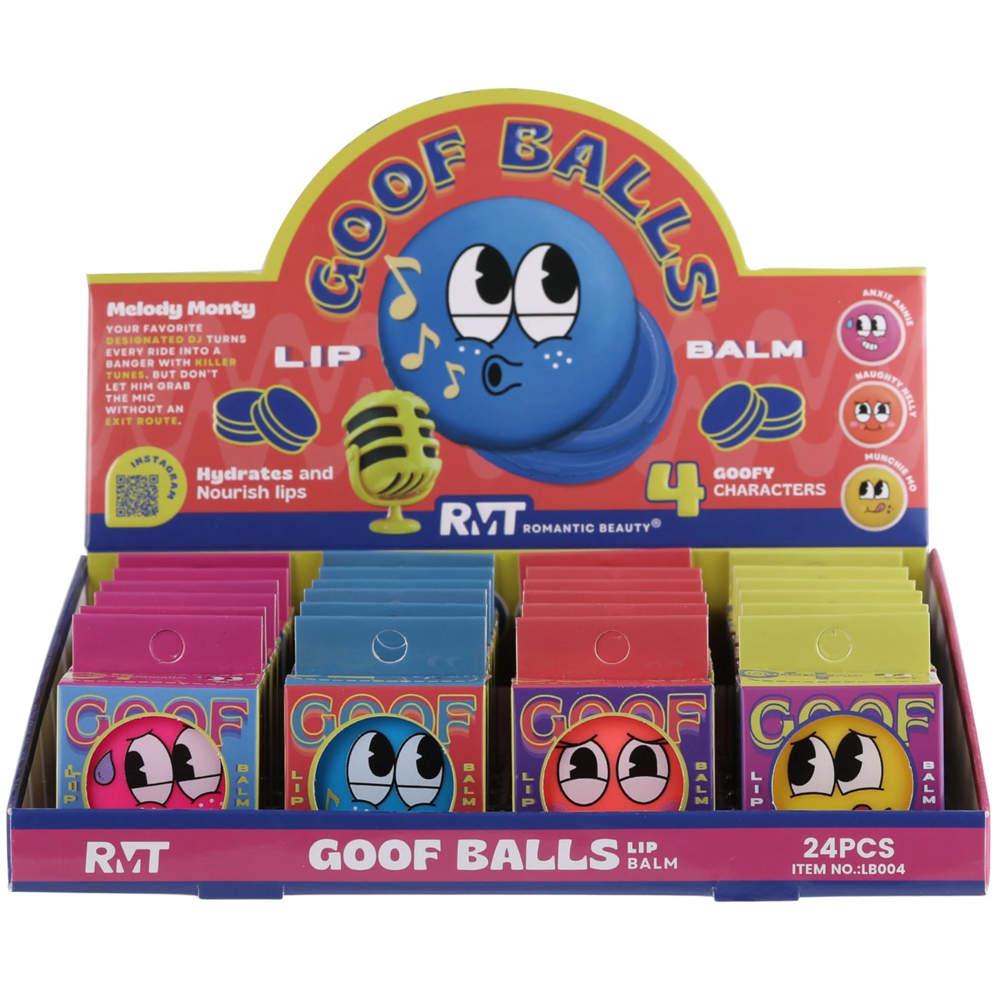 Goof Balls Lip Balm - Romantic Beauty | Wholesale Makeup