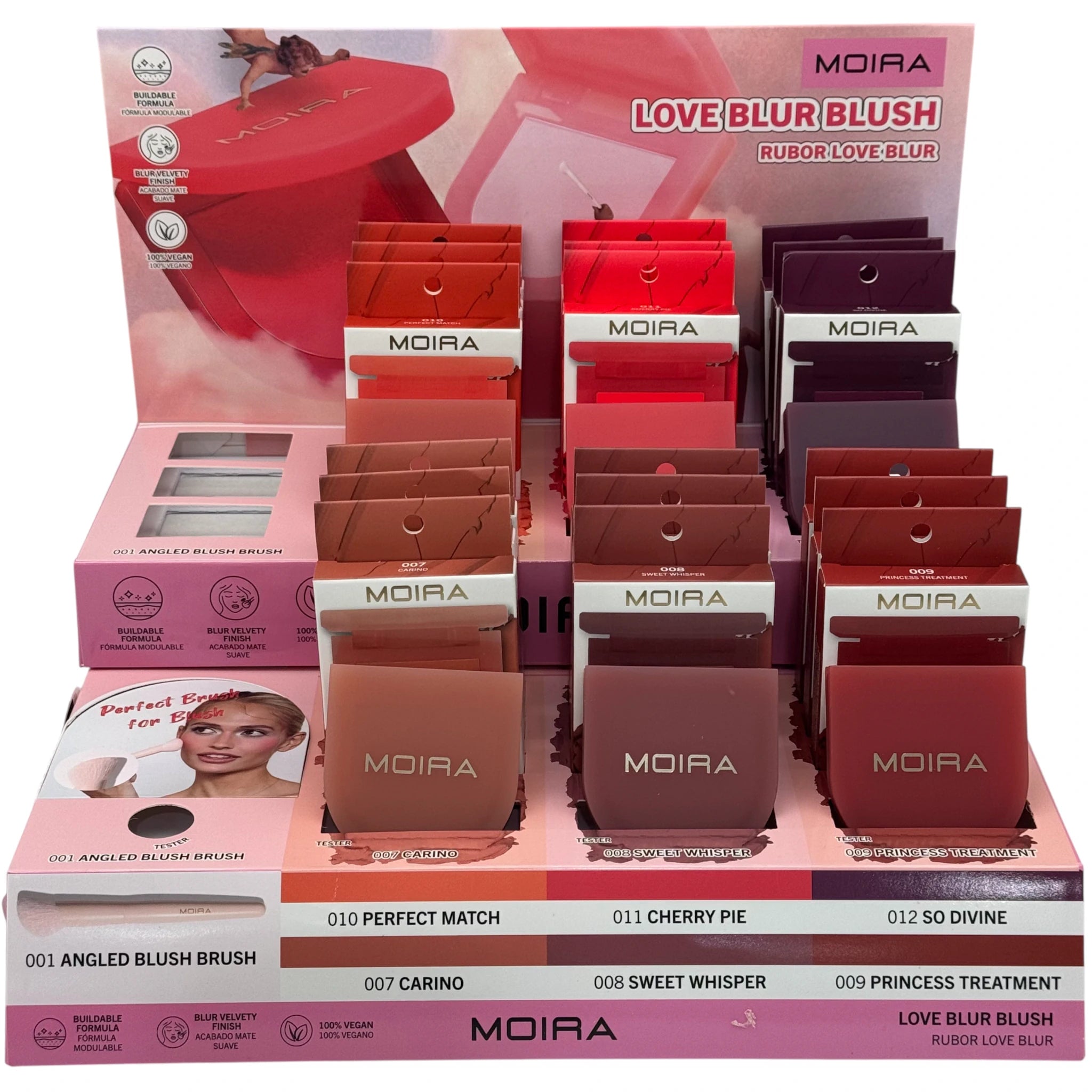 Love Blur Blush 15 Units - Moira Beauty | Wholesale Makeup