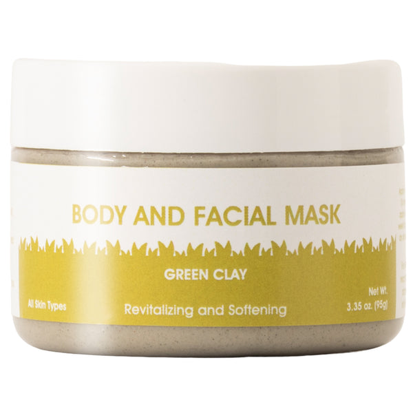 Body And Facial Mask Green Clay Limoux Cosmetics  | Wholesale Makeup