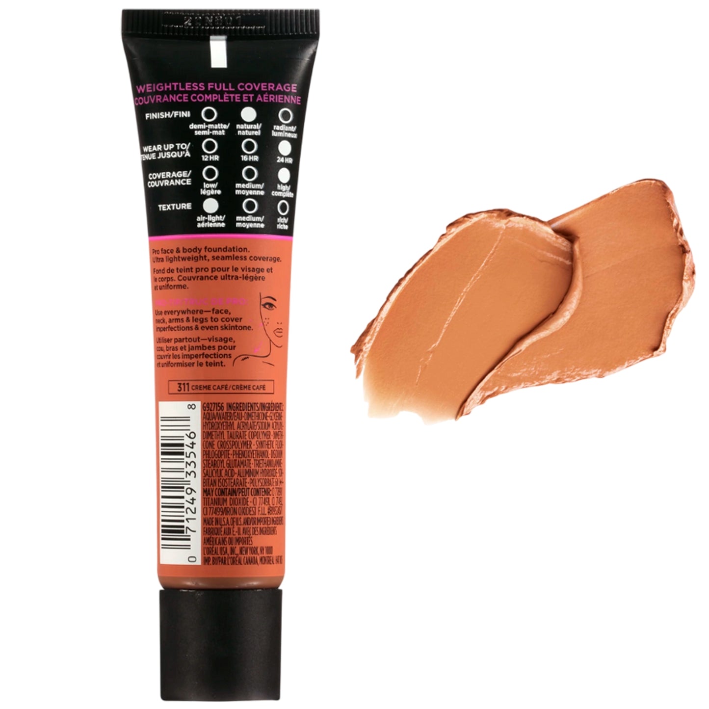 Infallible Total Cover 24Hr Foundation Loreal | Wholesale Makeup