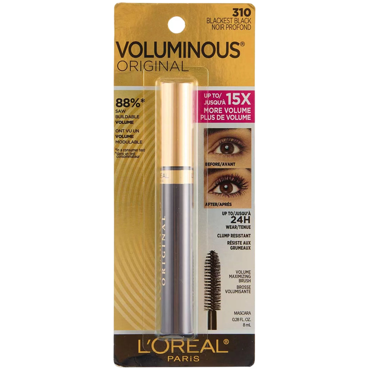 Voluminous Original Mascara 310 Black Loreal | Wholesale Makeup
