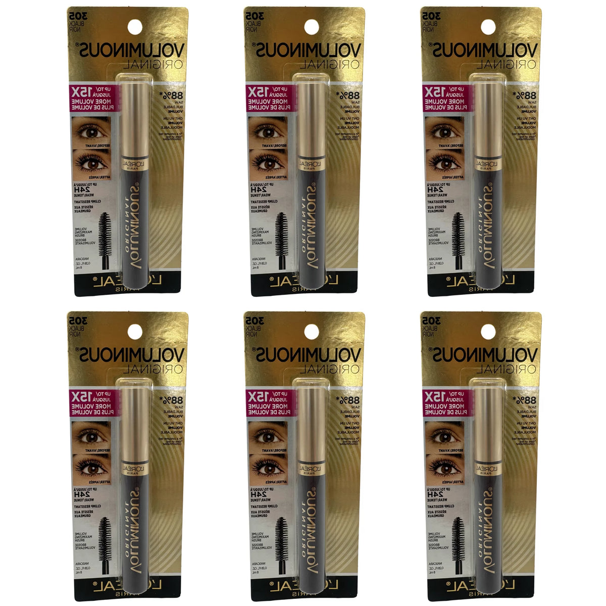 Voluminous Washable Mascara 305 Black Loreal | Wholesale Makeup