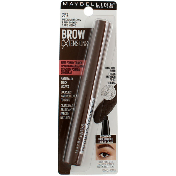 Brow Extensions #257 Medium Brown Maybelline | Wholesale Makeup