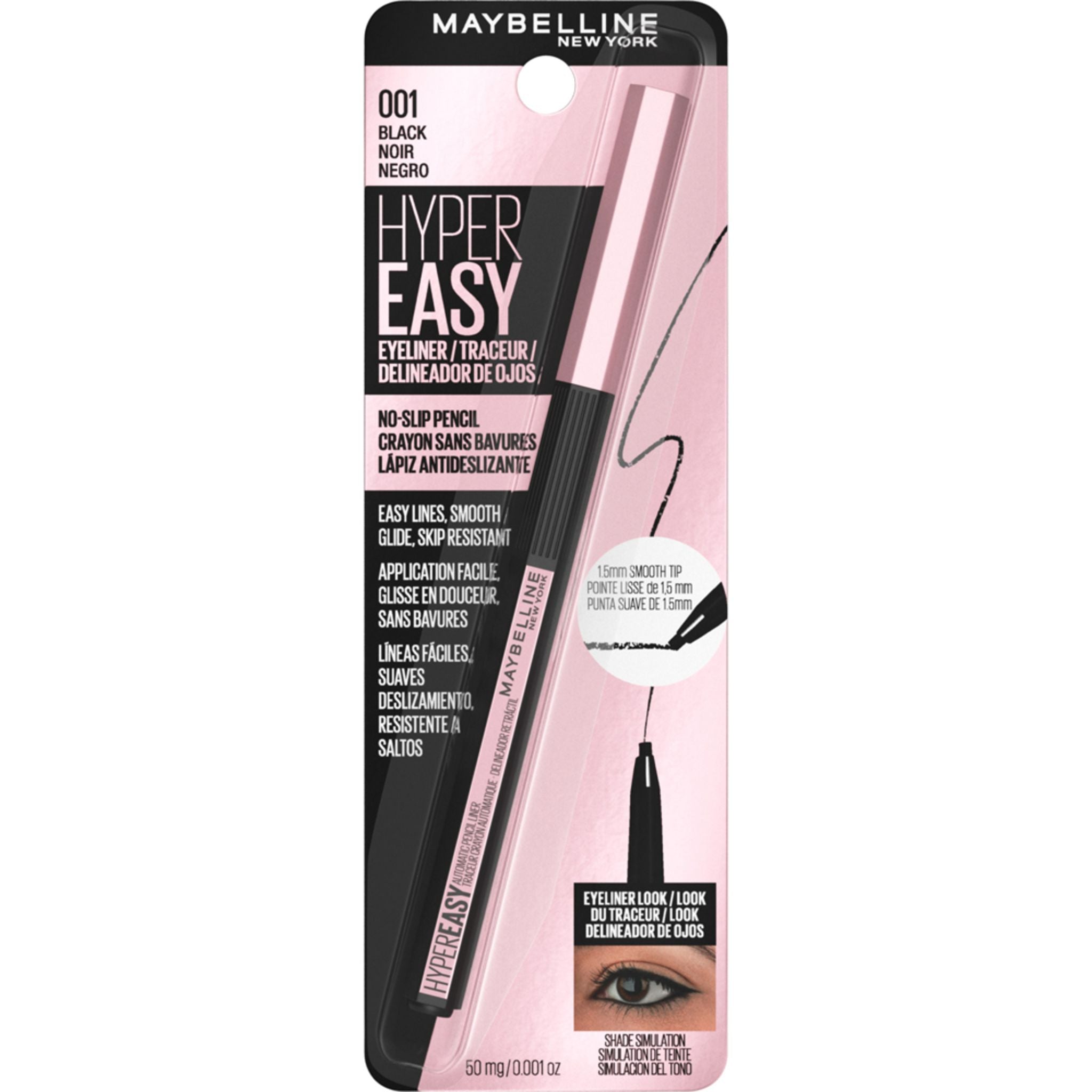 Hyper Easy Mechanical Eyeliner Black - Maybelline | Wholesale Makeup ...