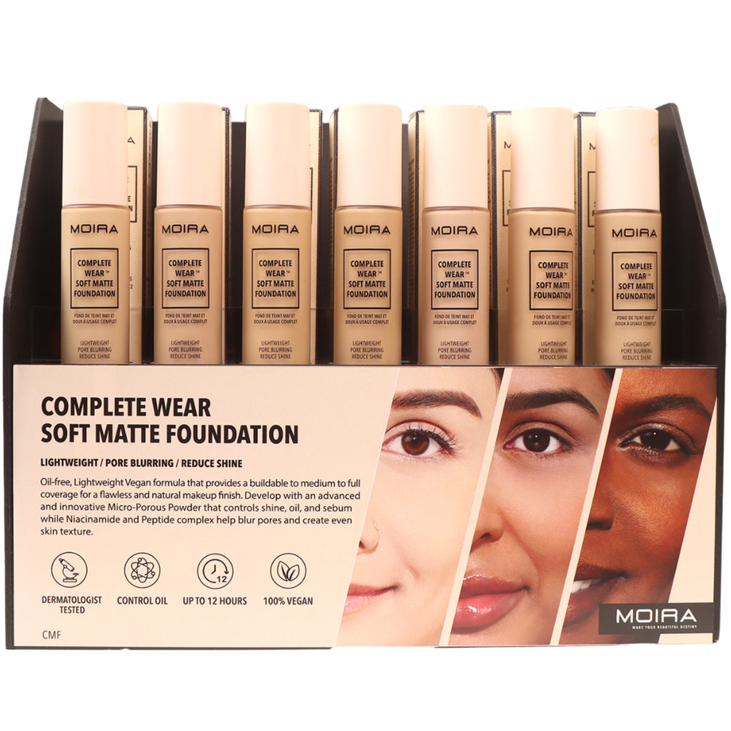 Complete Wear Soft Matte Foundation Moira Beauty | Wholesale Makeup