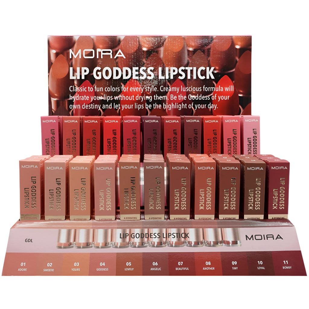 Lip Goddess Lipstick Moira Beauty | Wholesale Makeup