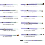 Brush Set Echate Una Pinturita - Musu Cosmetics | Wholesale Makeup