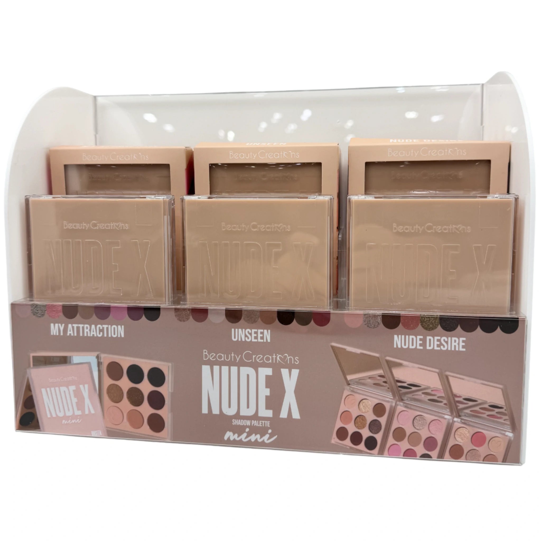 Nude X Shadow Palette Mini - Beauty Creations | Wholesale Makeup