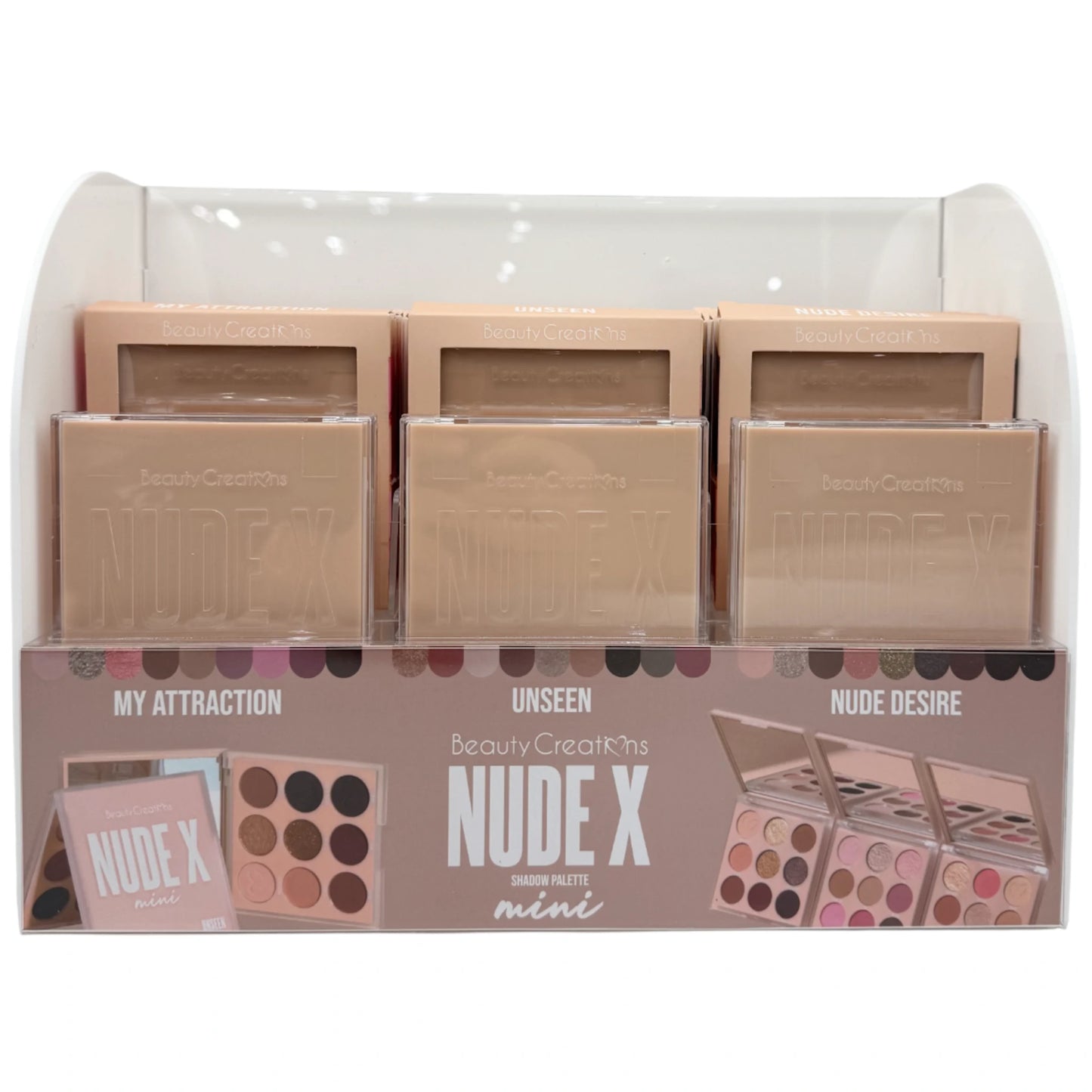 Nude X Shadow Palette Mini - Beauty Creations | Wholesale Makeup