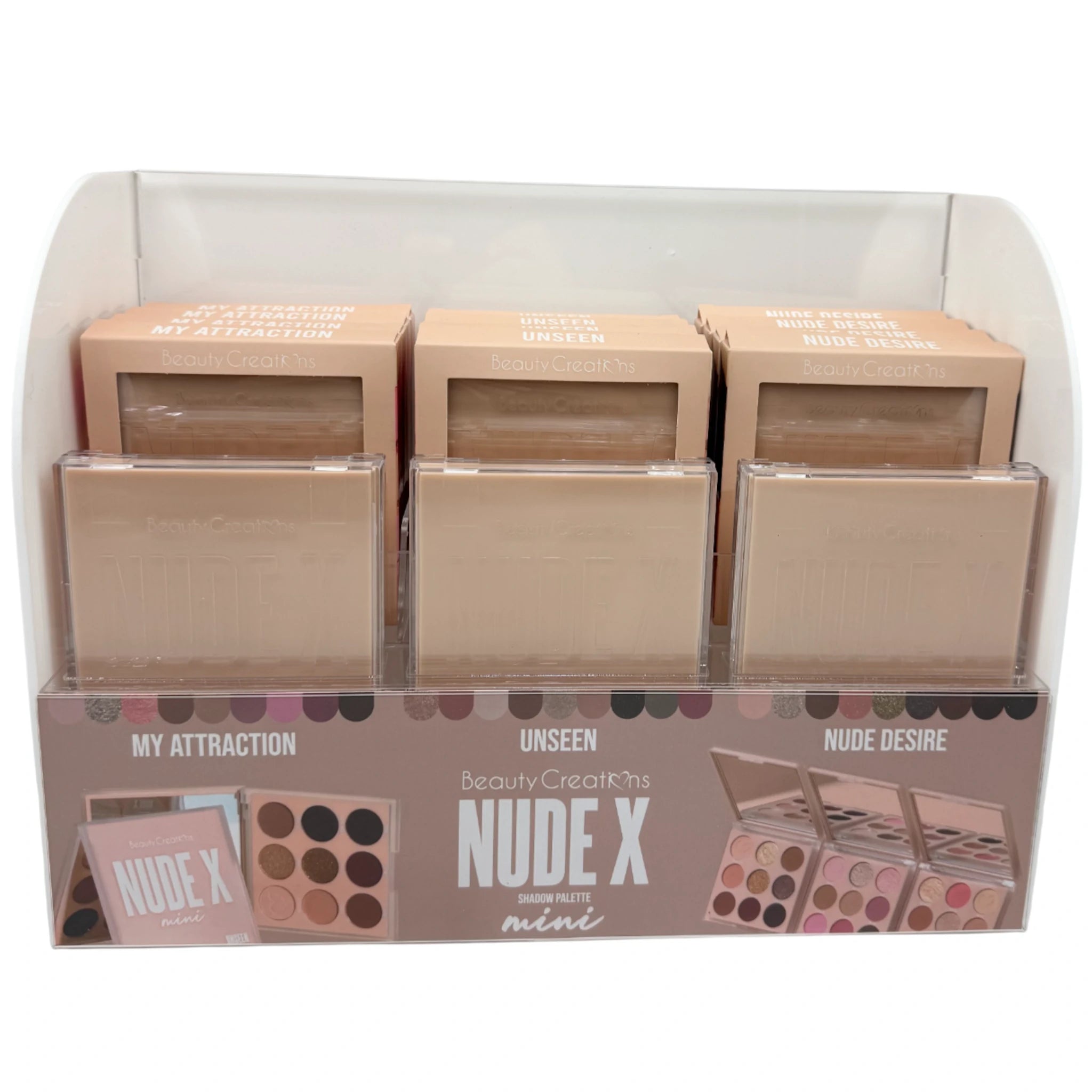 Nude X Shadow Palette Mini - Beauty Creations | Wholesale Makeup