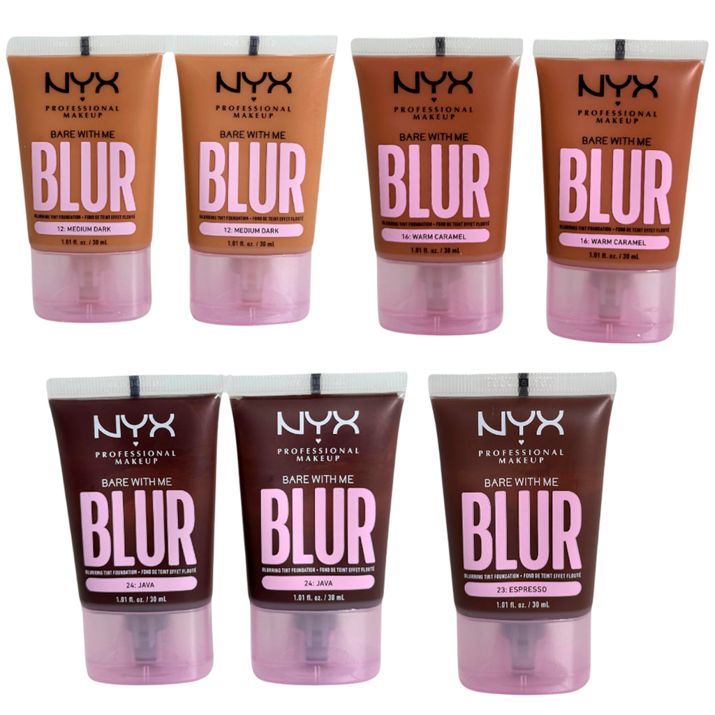 Bare With Me Blur Tint Foundation Dark NYX | Wholesale Makeup