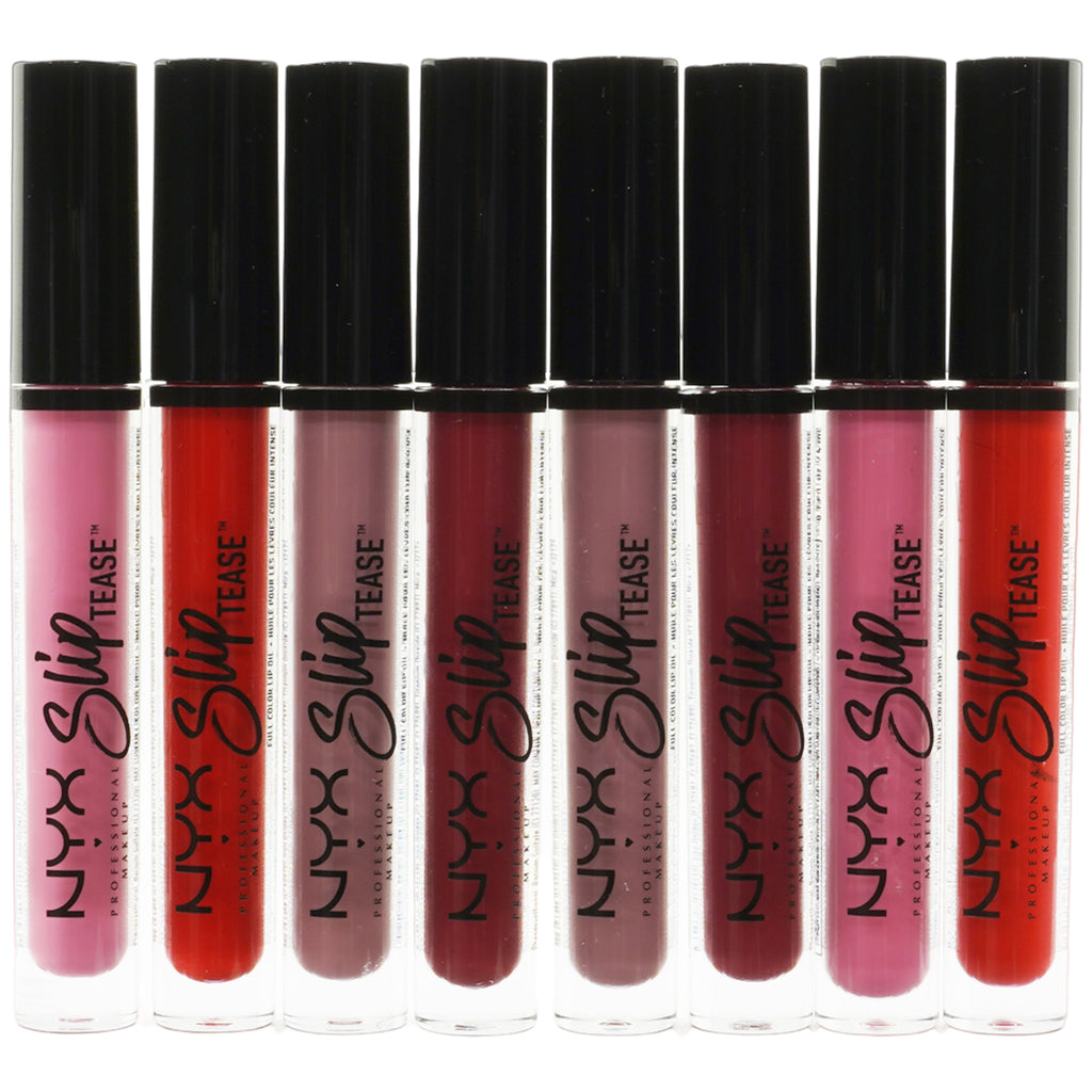 Slip Tease Full Color Lip Oil Assorted - NYX | Wholesale Makeup