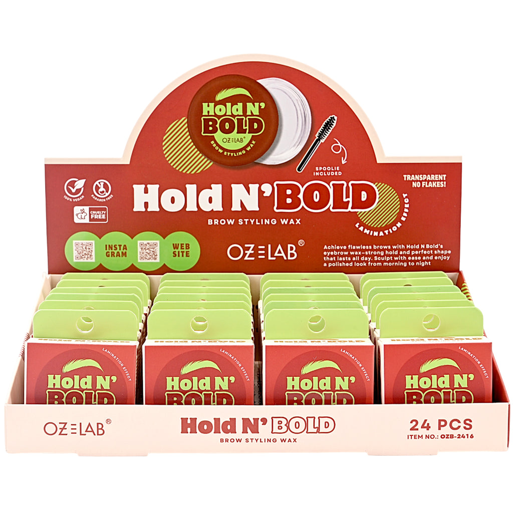 Oz Lab Hold'N Bold Brow Styling Wax | Wholesale Makeup