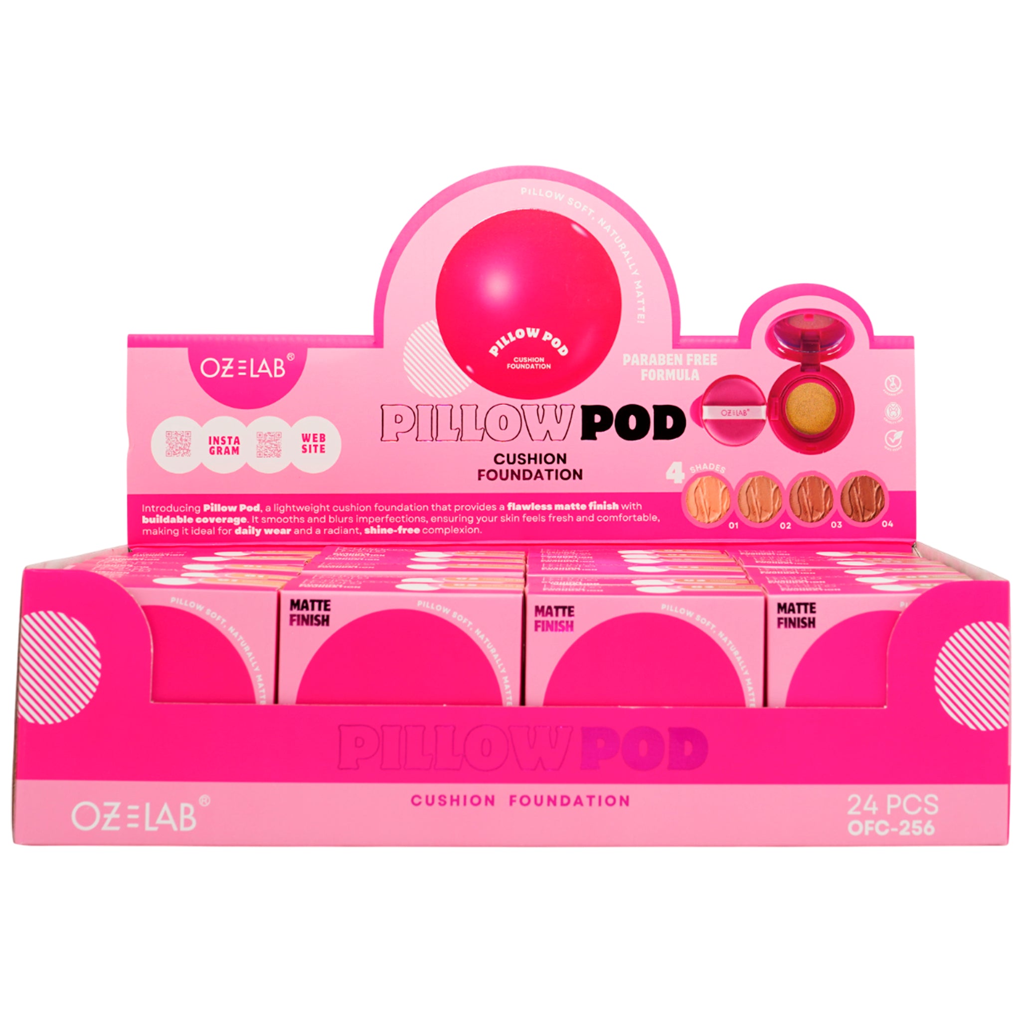 Pillow Pod Cushion Foundation Oz Lab | Wholesale Makeup