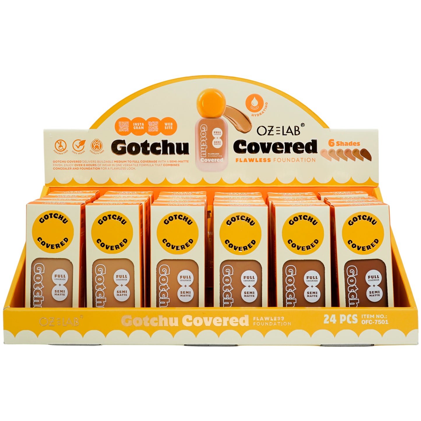 Gotchu Covered Flawless Foundation Oz Lab | Wholesale Makeup