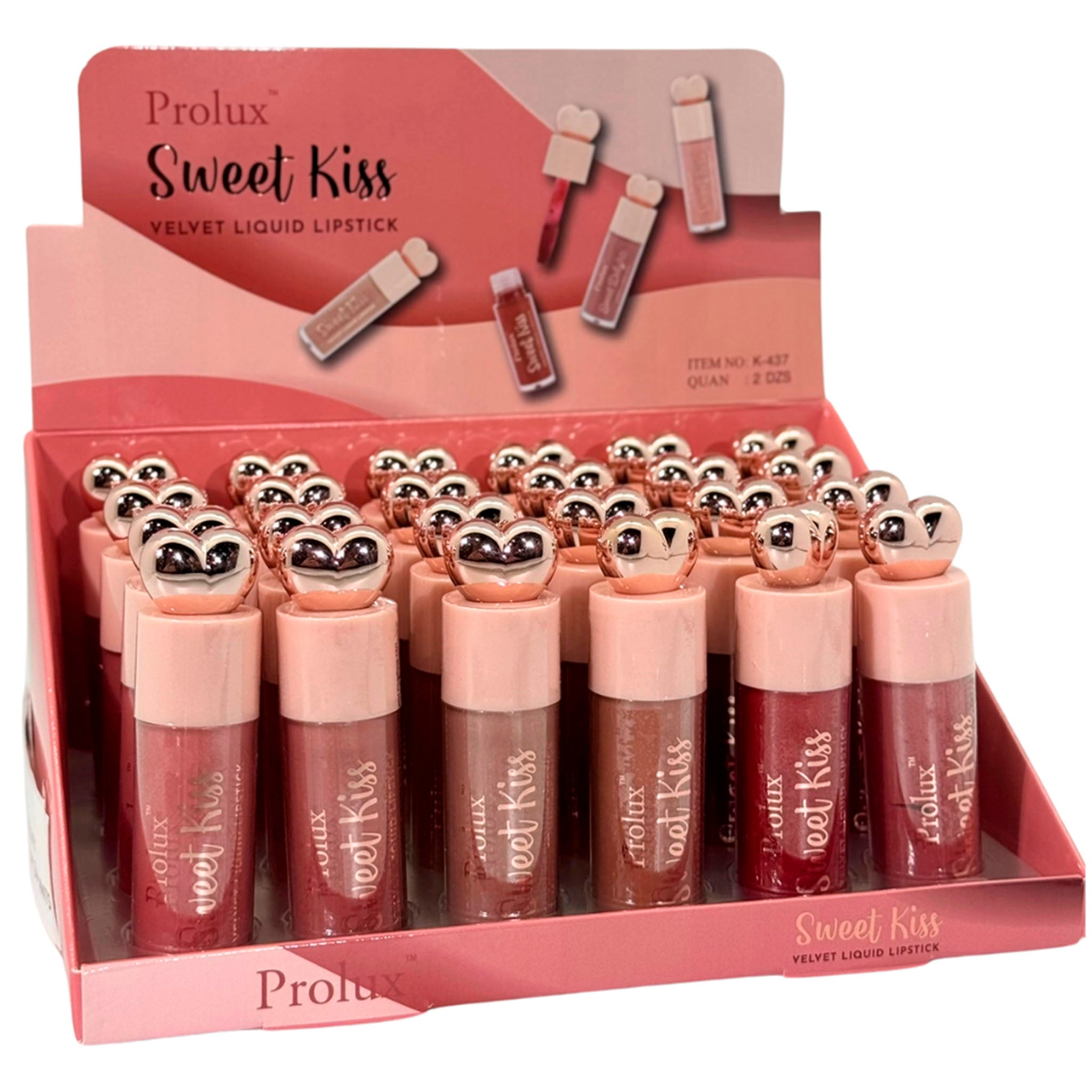 Sweet Kiss Velvet Liquid Lipstick Prolux | Wholesale Makeup