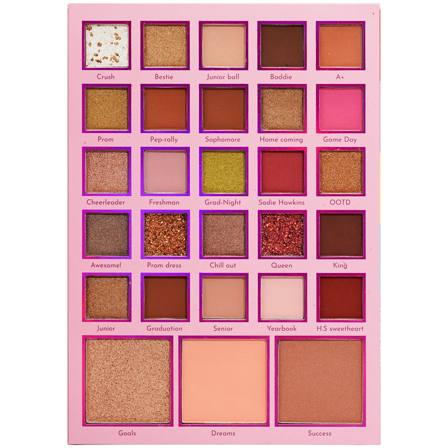 Back To School Eyeshadow Palette - Prolux | Wholesale Makeup