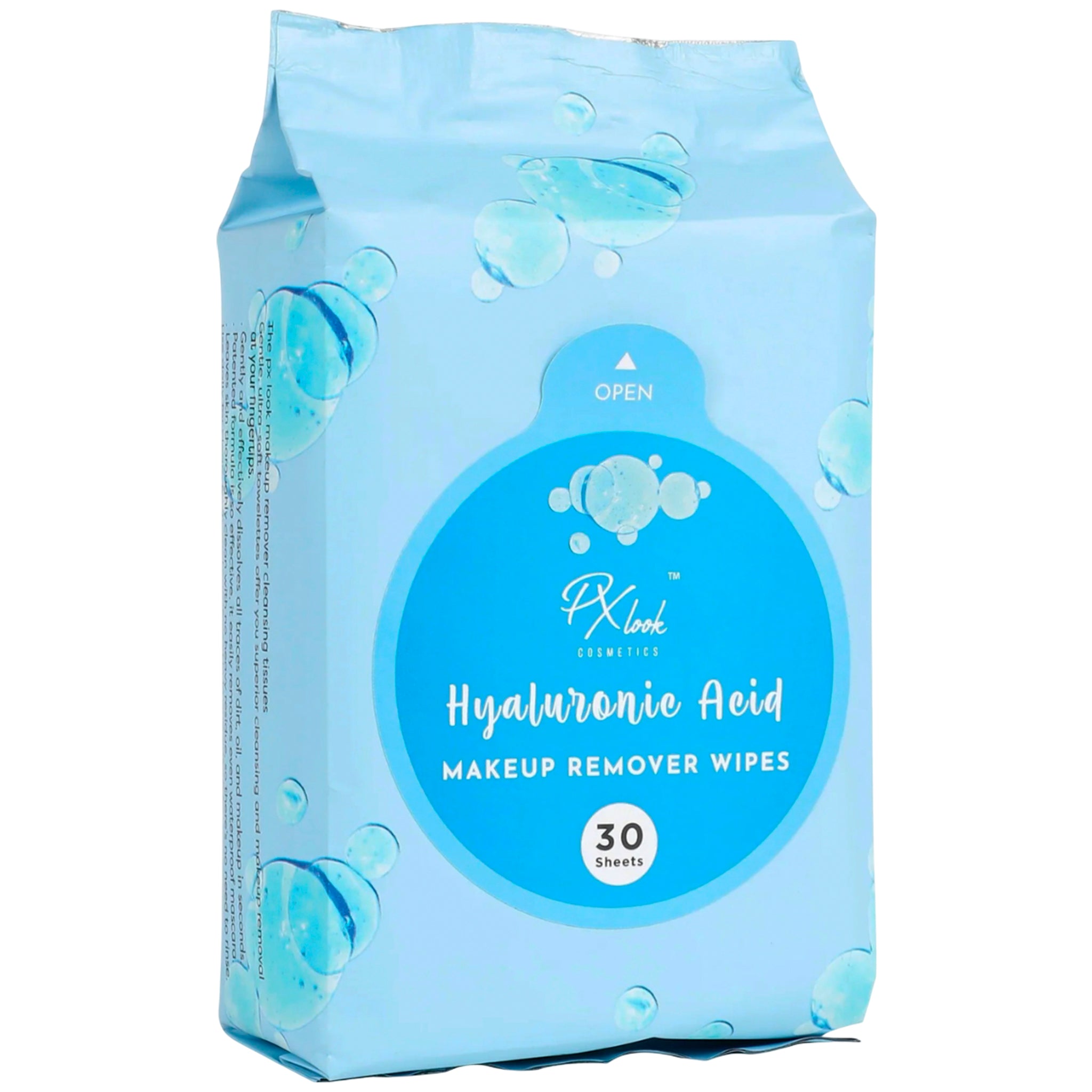 Makeup Remover Wipes Hyaluronic Acid - Px Look | Wholesale Makeup