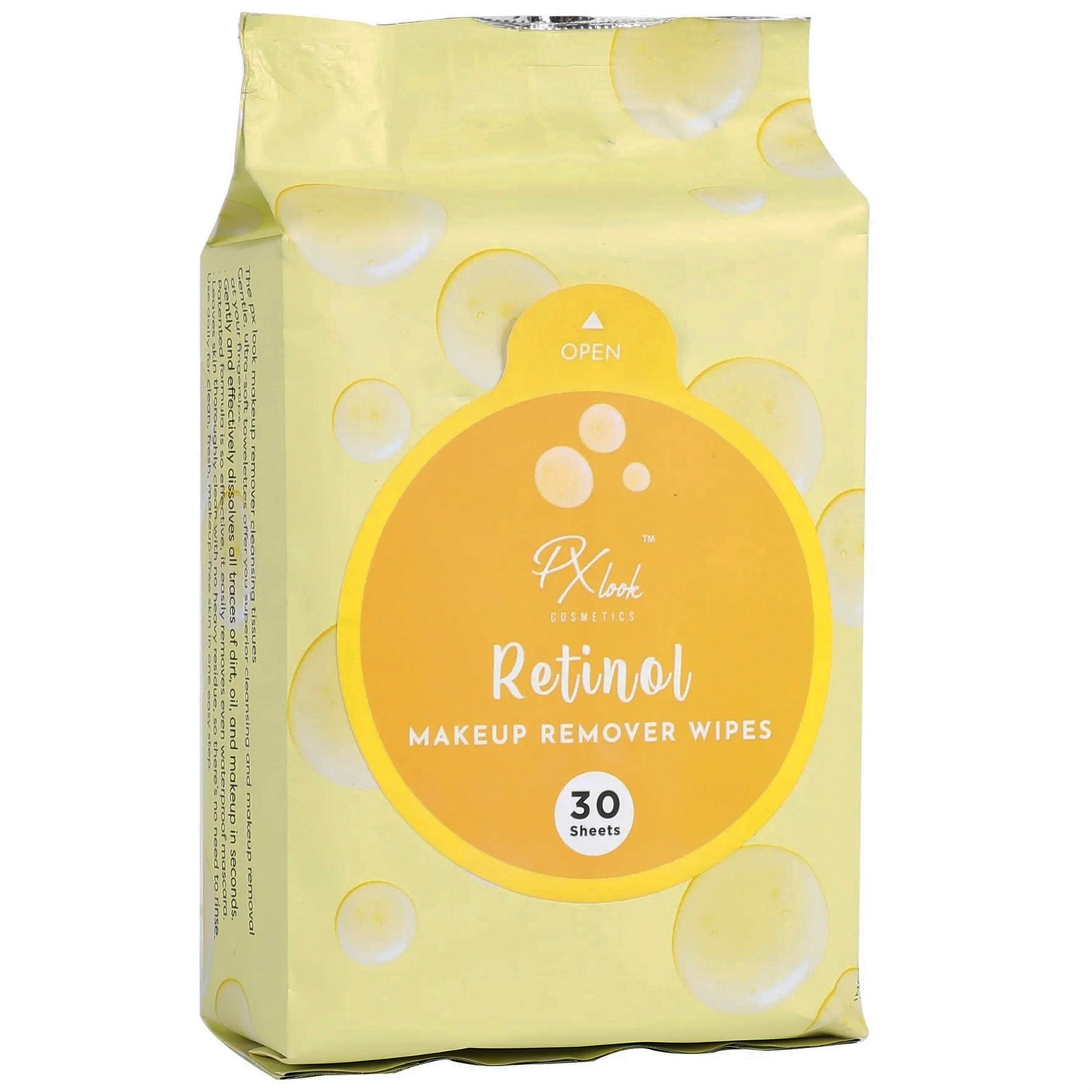 Makeup Remover Wipes Retinol - Px Look | Wholesale Makeup