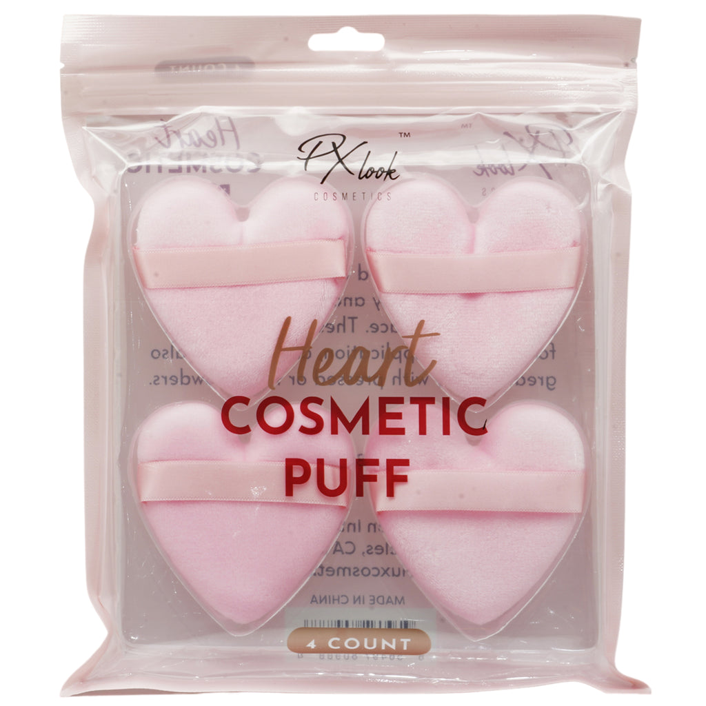 Heart Cosmetic Puff B - Px Look | Wholesale Makeup