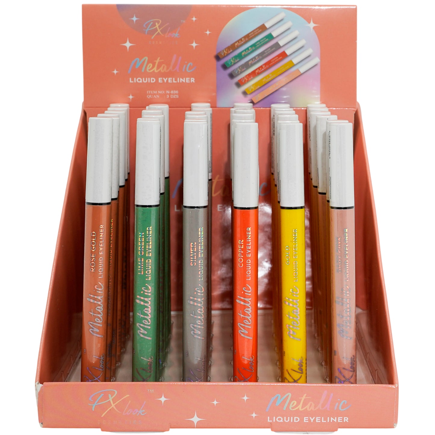 Metallic Liquid Eyeliner - Px Look | Wholesale Makeup