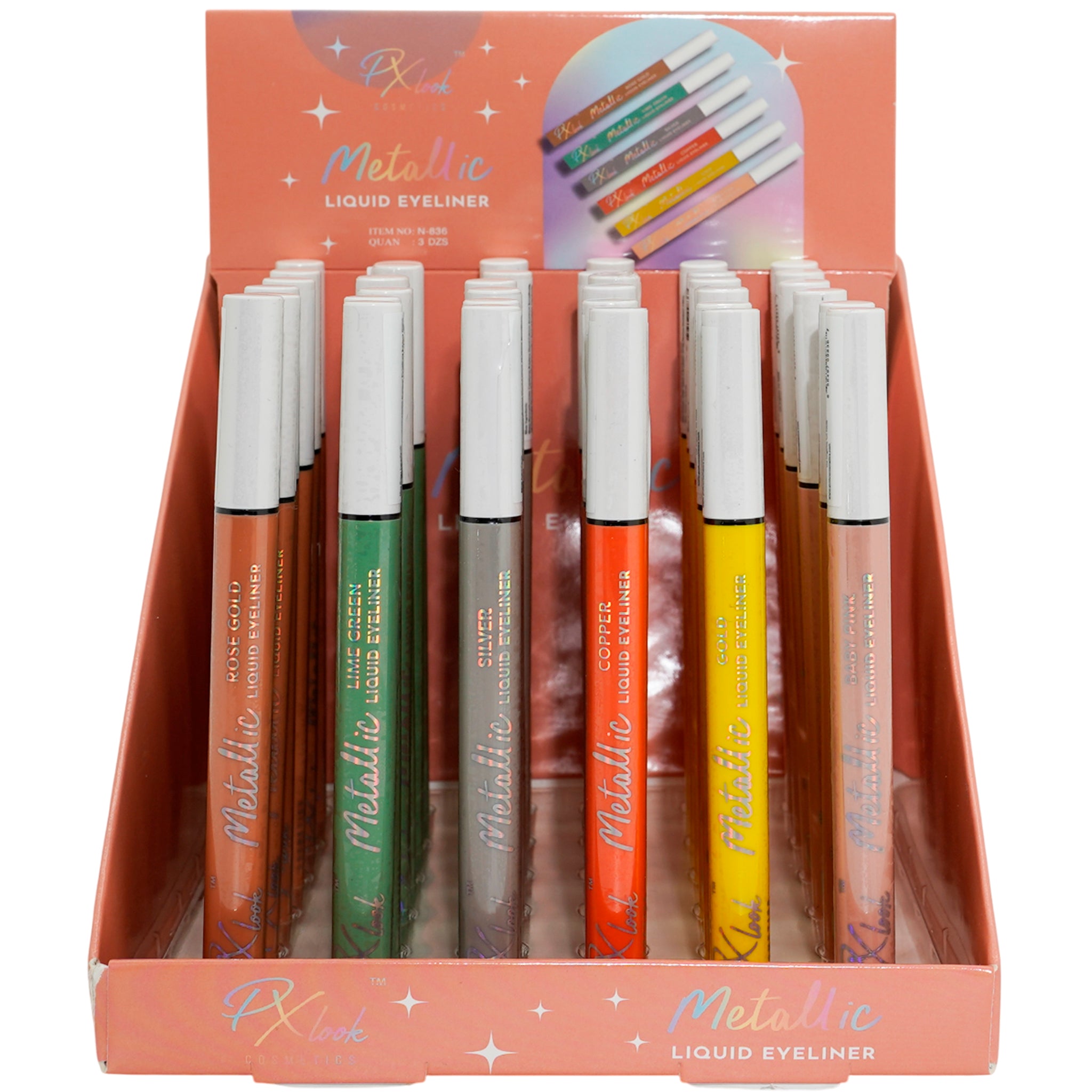 Metallic Liquid Eyeliner - Px Look | Wholesale Makeup