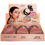 Double Cake Compact Powder Romantic Beauty | Wholesale Makeup