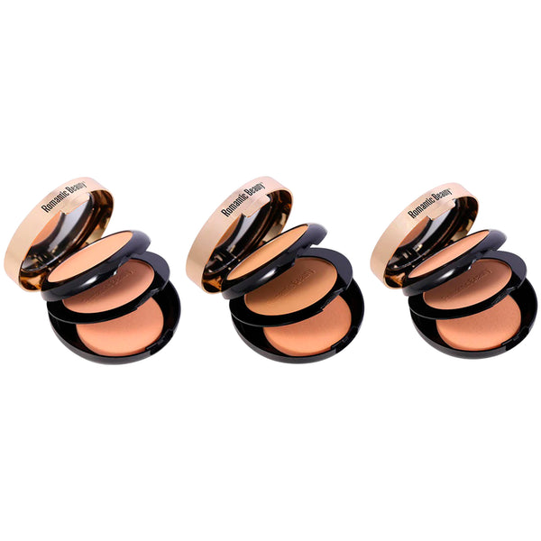 Double Cake Compact Powder Romantic Beauty | Wholesale Makeup