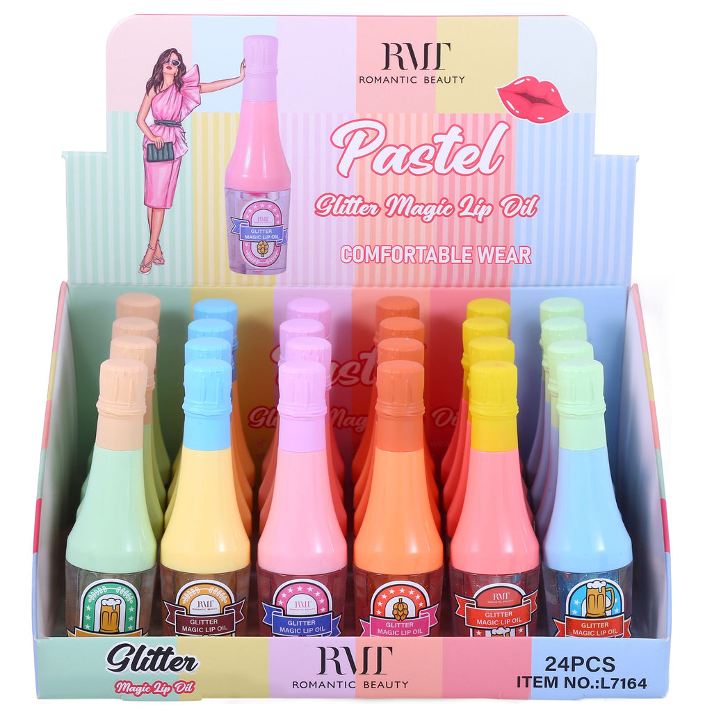 Pastel Glitter Magic Lip Oil - Romantic Beauty | Wholesale Makeup