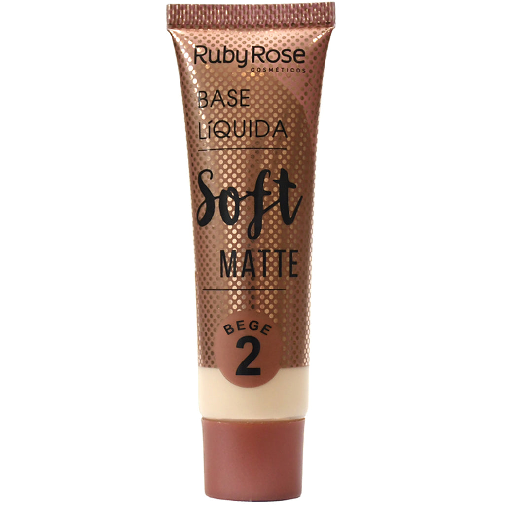 Soft Matte Foundation Bege #2 - Ruby Rose | Wholesale Makeup