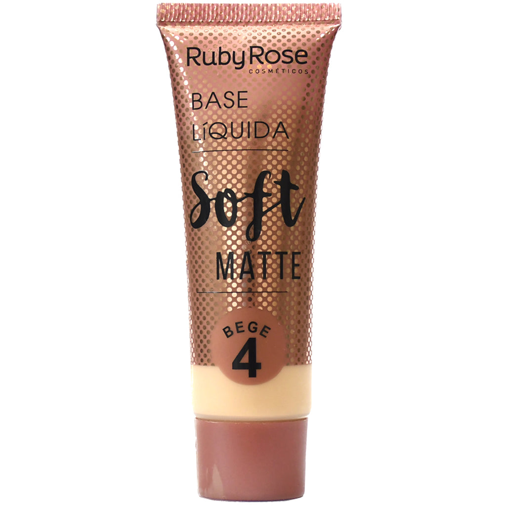 Soft Matte Foundation Bege #4 - Ruby Rose | Wholesale Makeup