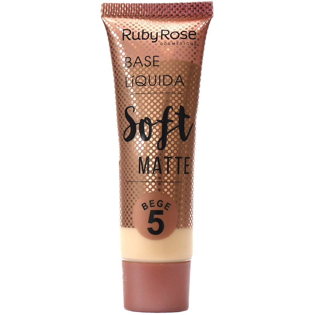Soft Matte Foundation Bege #5 - Ruby Rose | Wholesale Makeup