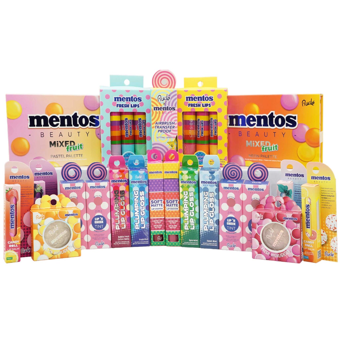 Mentos Table Top Set A - Rude Cosmetics | Wholesale Makeup