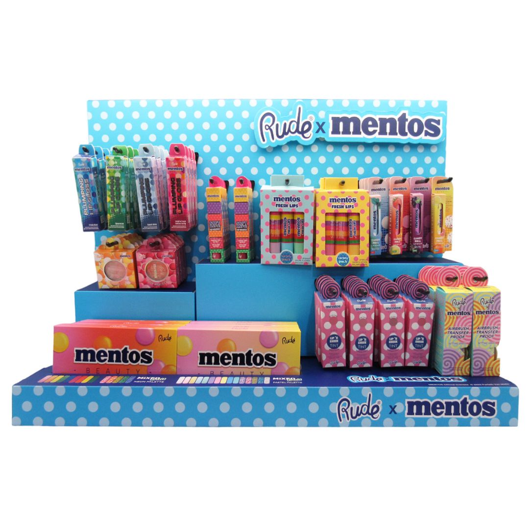 Mentos Table Top Set A - Rude Cosmetics | Wholesale Makeup