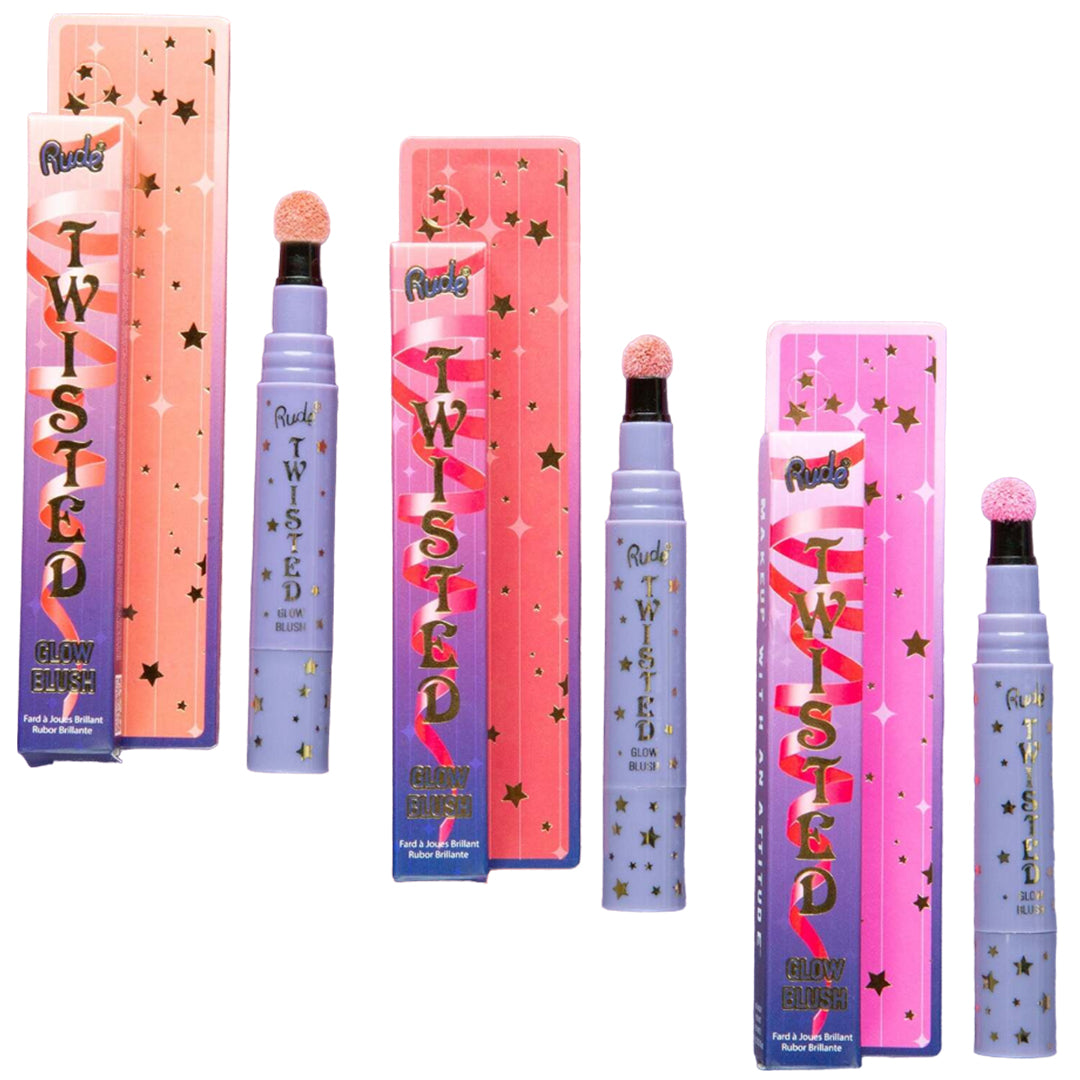 Twisted Glow Blush Assorted Rude Cosmetics | Wholesale Makeup