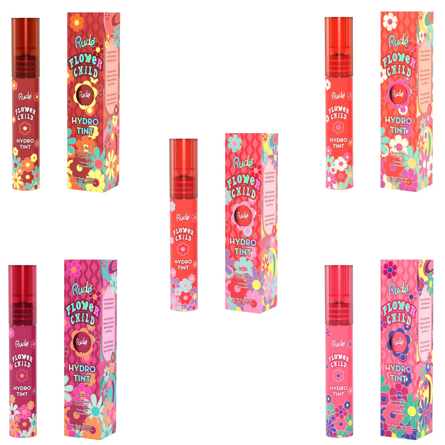 Flower Child Hydro Tint - Rude Cosmetics | Wholesale Makeup 
