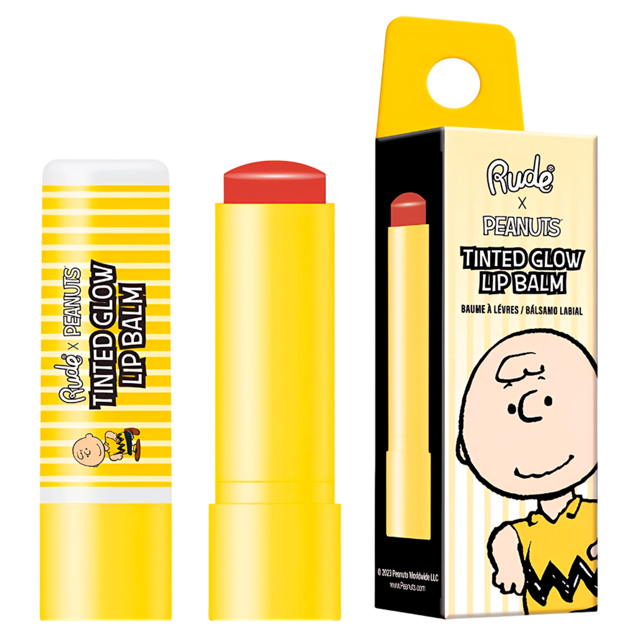 Peanuts Tinted Glow Lip Balm - Rude Cosmetics | Wholesale Makeup