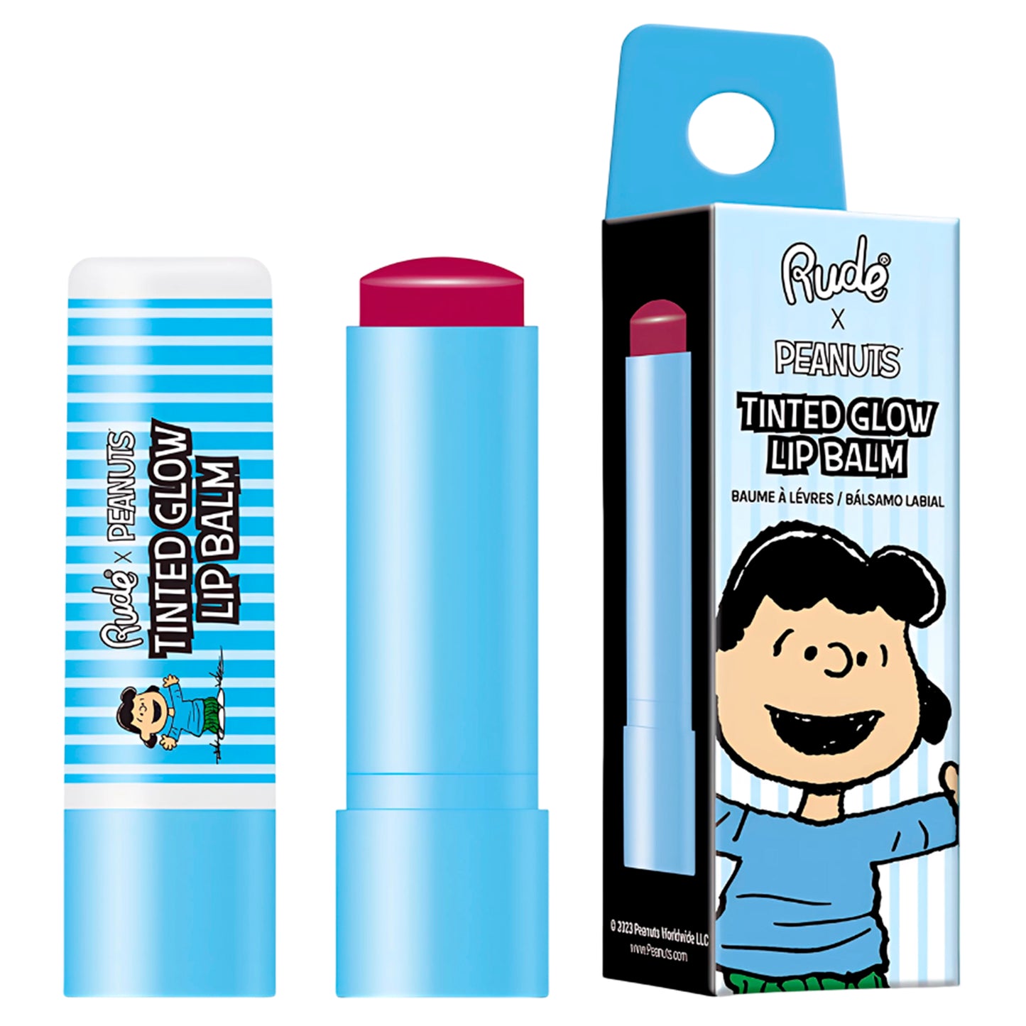 Peanuts Tinted Glow Lip Balm - Rude Cosmetics | Wholesale Makeup