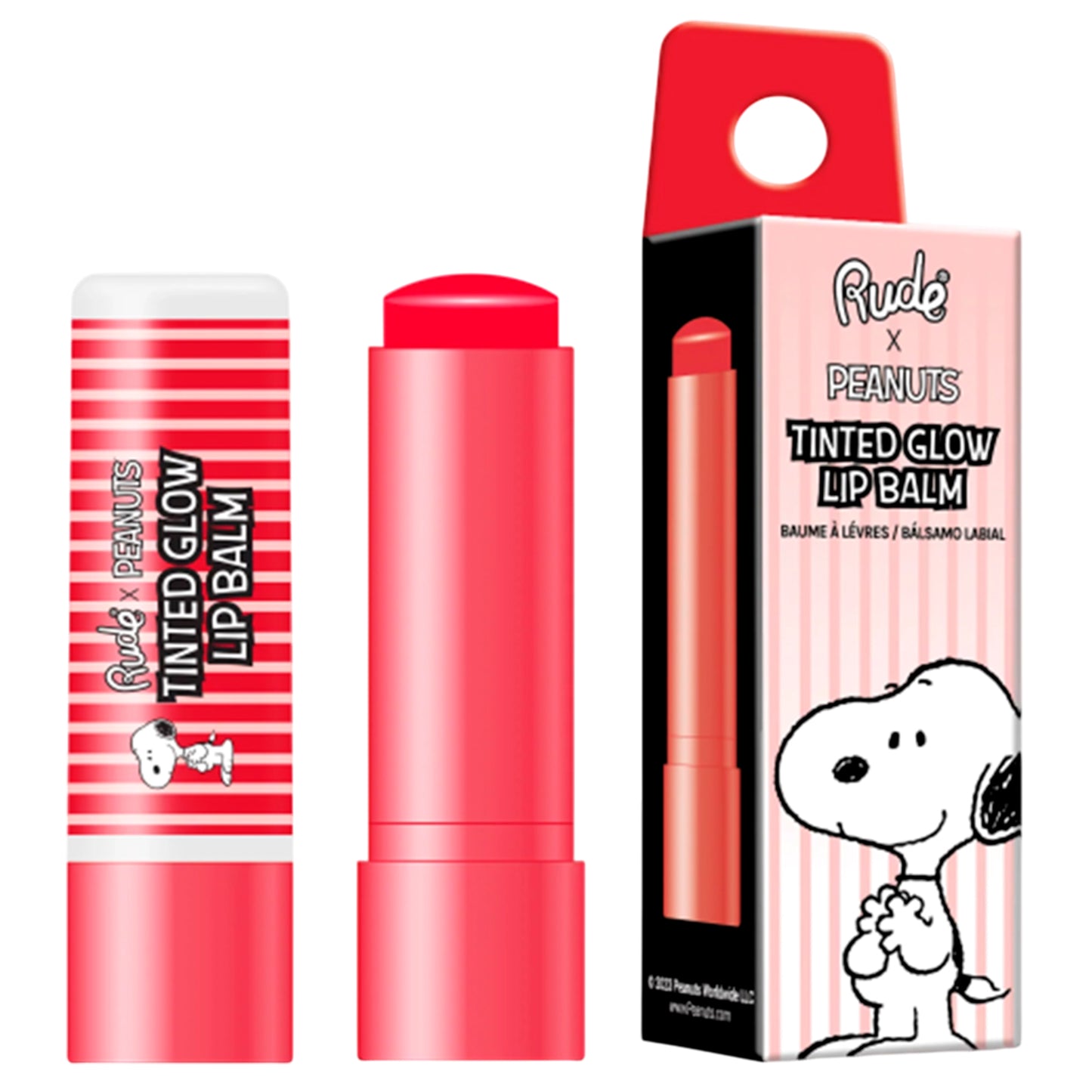 Peanuts Tinted Glow Lip Balm - Rude Cosmetics | Wholesale Makeup