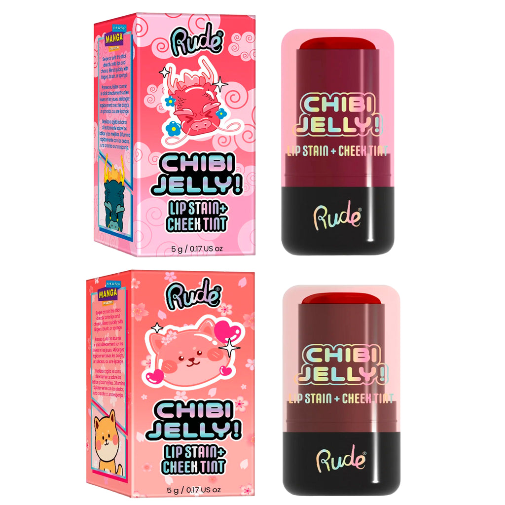 Chibi Jelly Lip Stain + Cheek Tint Rude Cosmetics | Wholesale Makeup