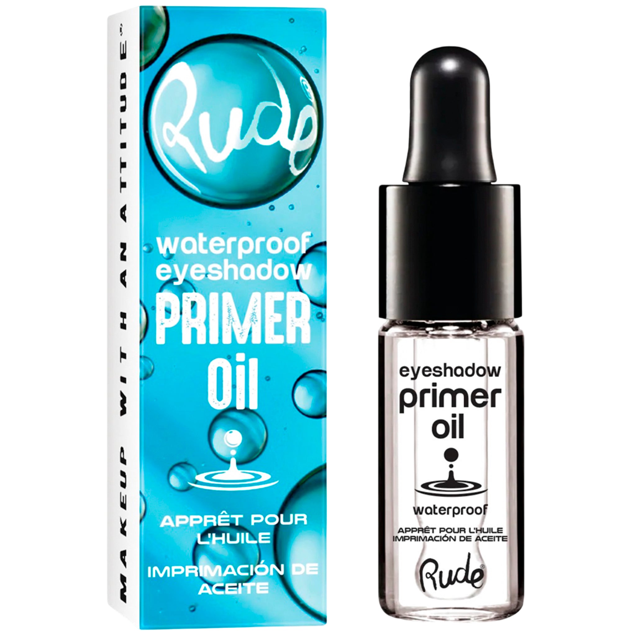 Waterproof Eyeshadow Primer Oil - Rude Cosmetics | Wholesale Makeup