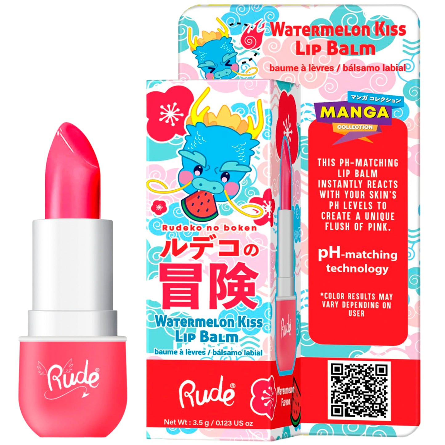 Manga Collection Lip Balm Watermelon kiss | Wholesale Makeup