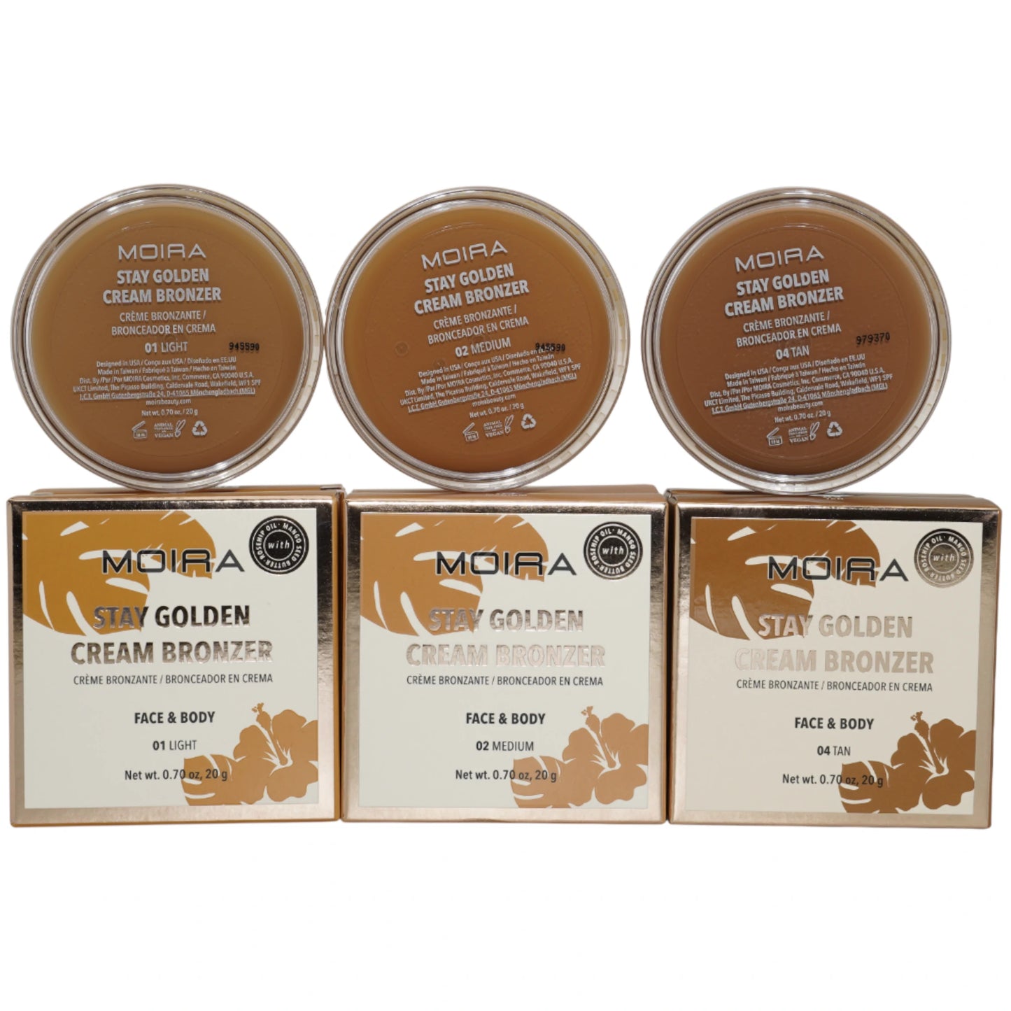 Stay Golden Cream Bronzer - Moira Beauty | Wholesale Makeup