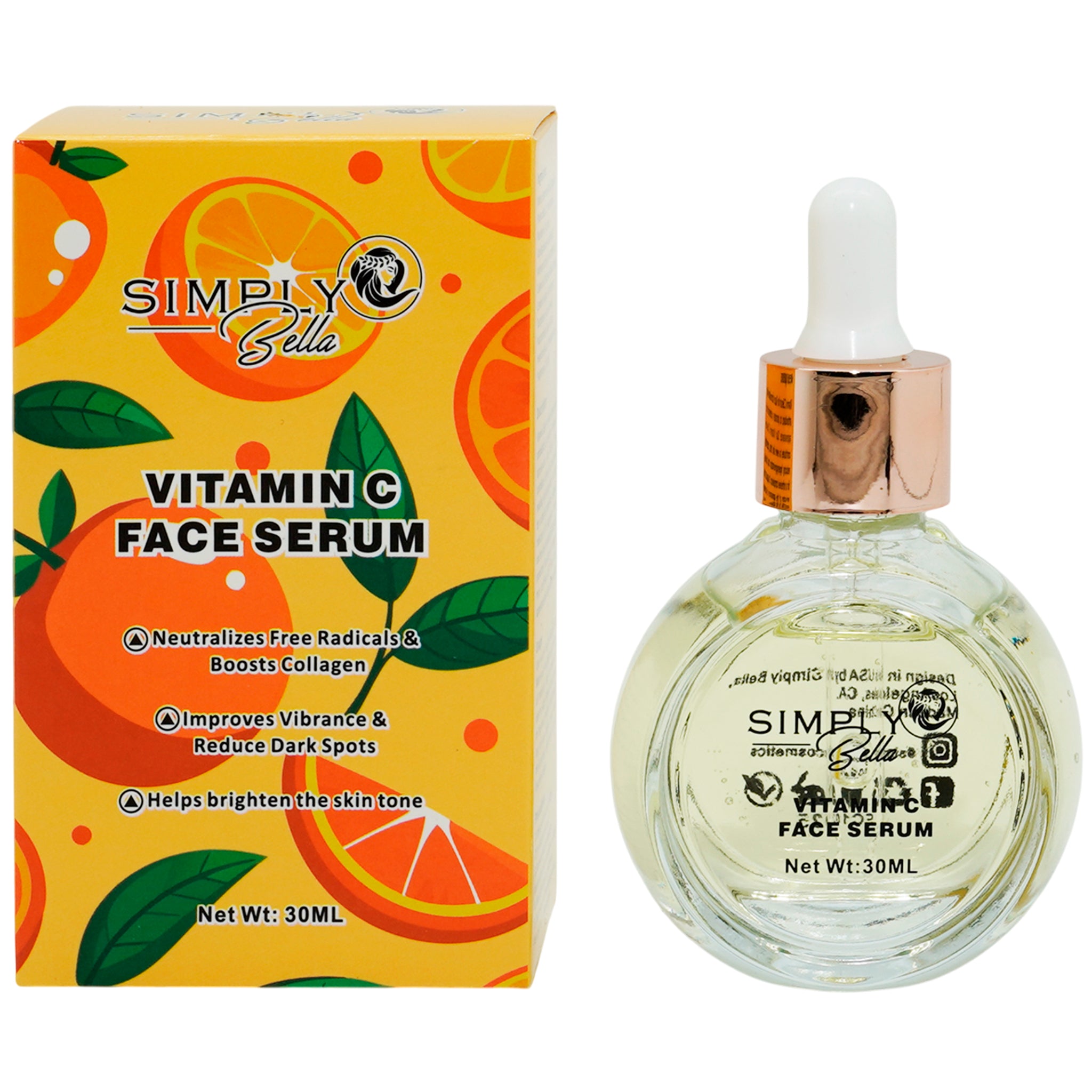 Vitamin C Face Serum - Simply Bella | Wholesale Makeup