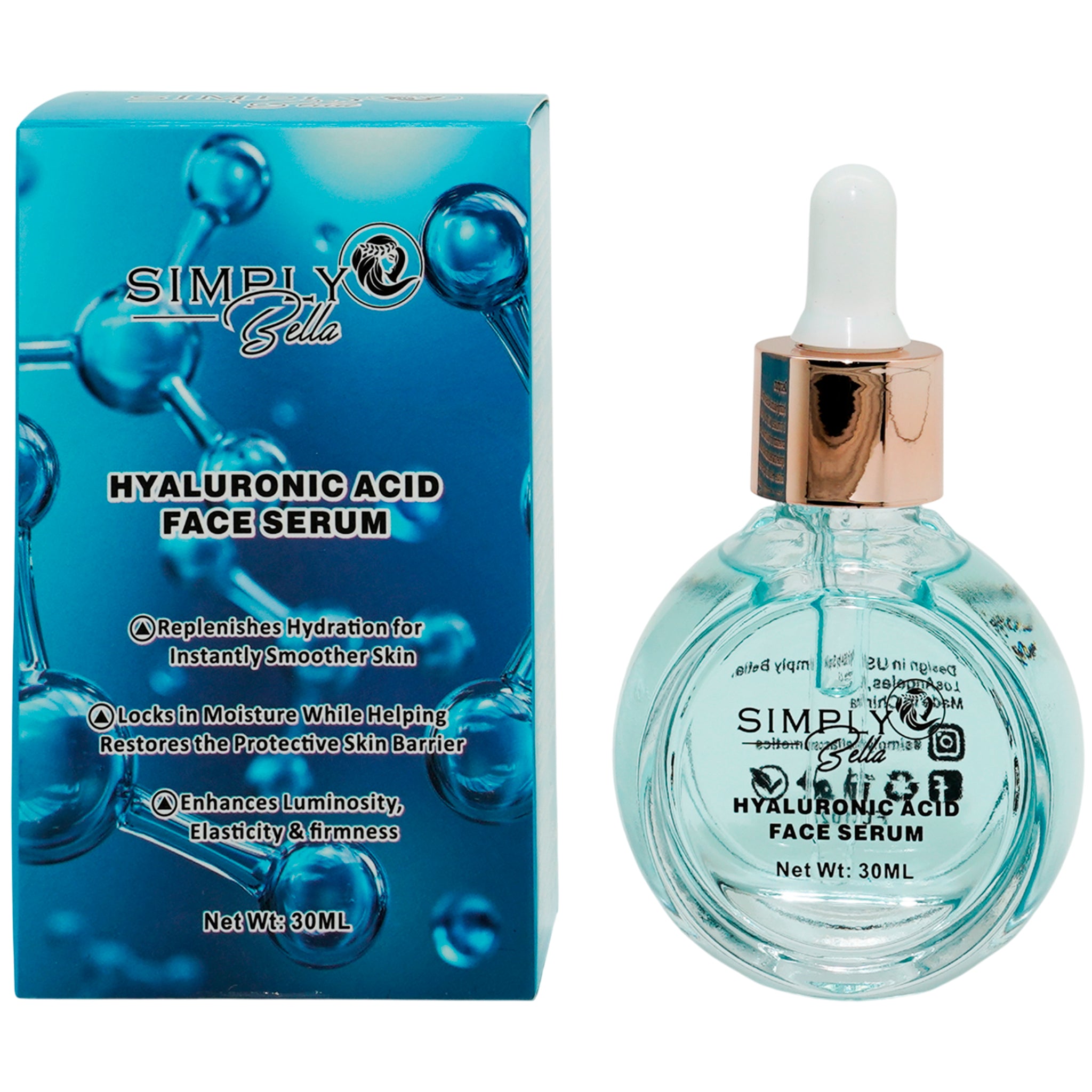 Hyaluronic Acid Face Serum - Simply Bella | Wholesale Makeup